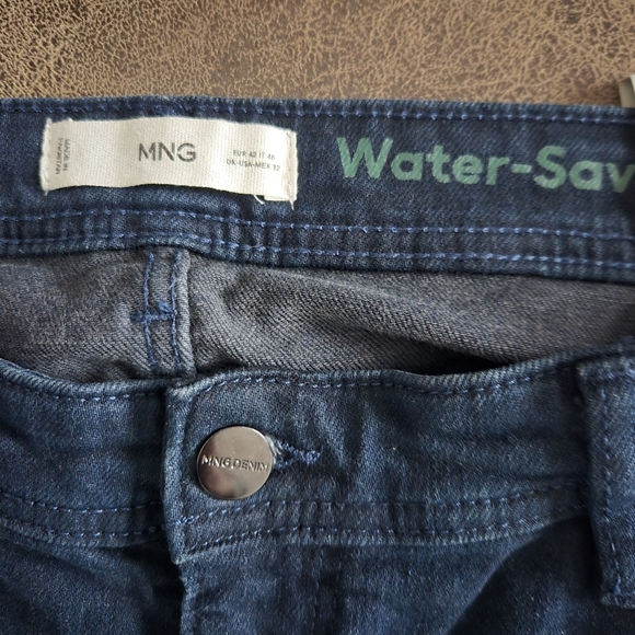 Mango Dark Blue Slim-Fit Jeans - Picture 6 of 6